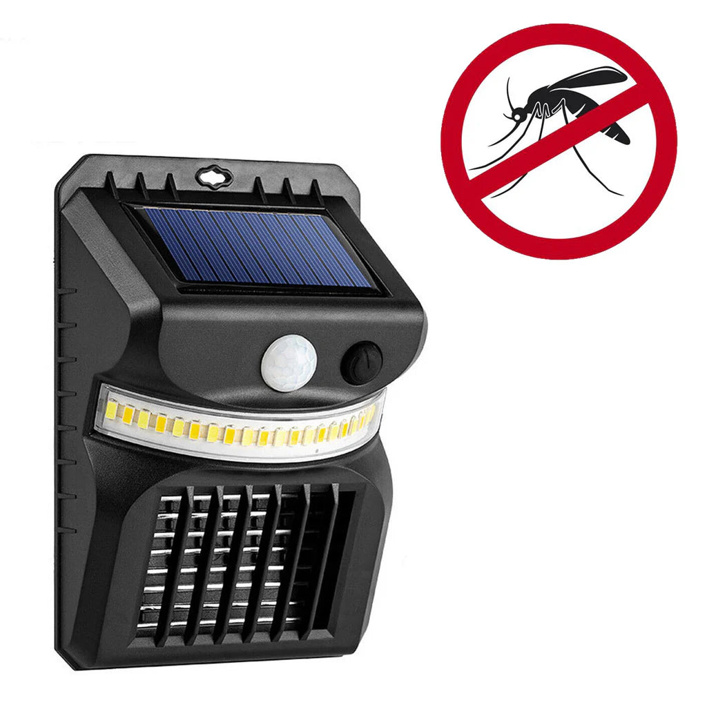 ZeroZap Trio: 3-in-1 Solar Bug Zapper with Motion Light – Get Zero Zap